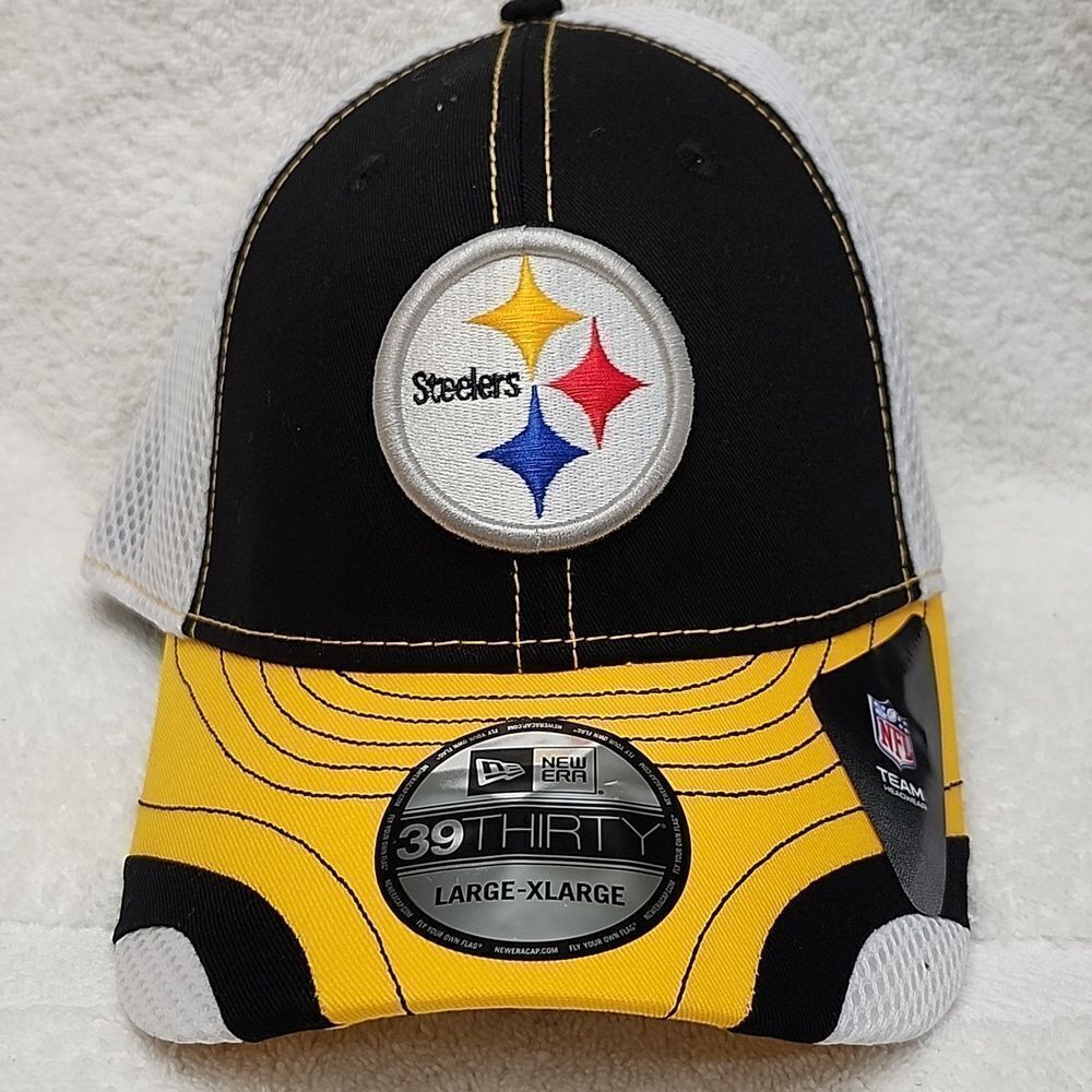 New Era 39Thirty Pittsburgh Steelers SCUBA Stretchfit Hat - New